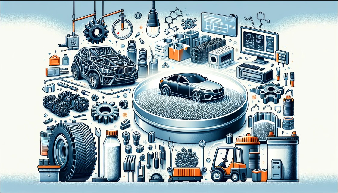 تطبيق النايلون المقوى بالألياف الزجاجية في مكونات التروس